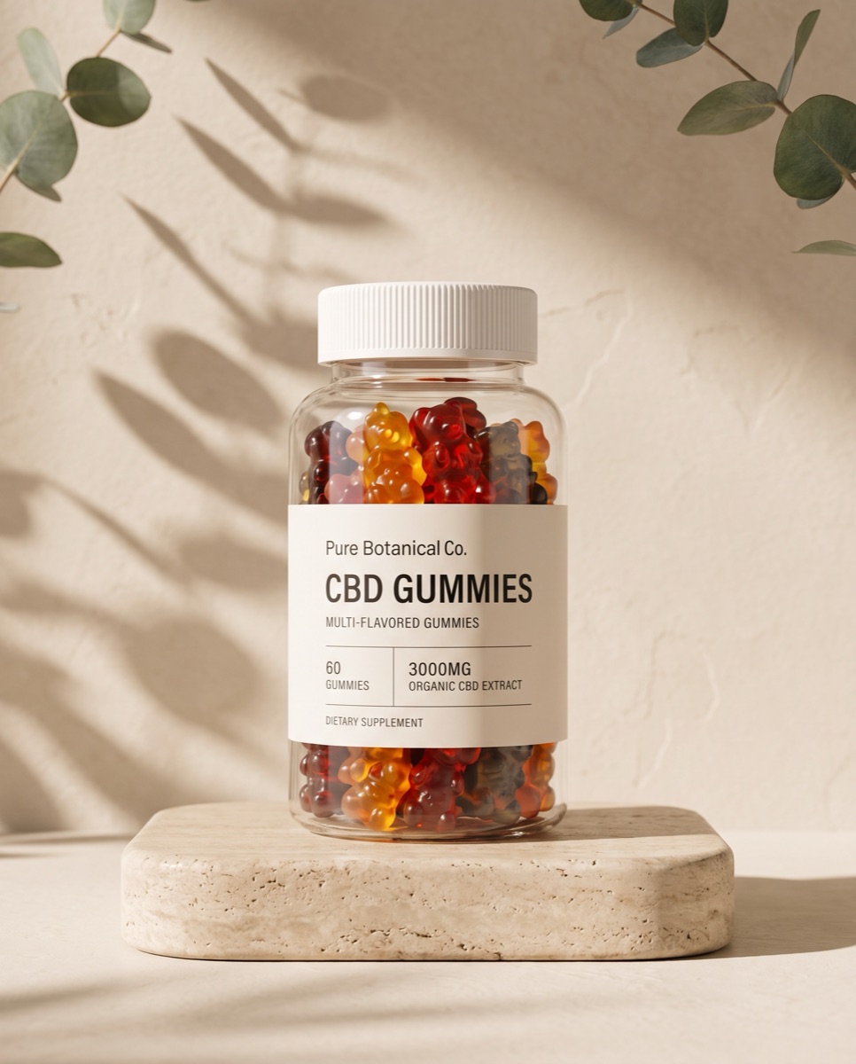 CBD Gummies jar