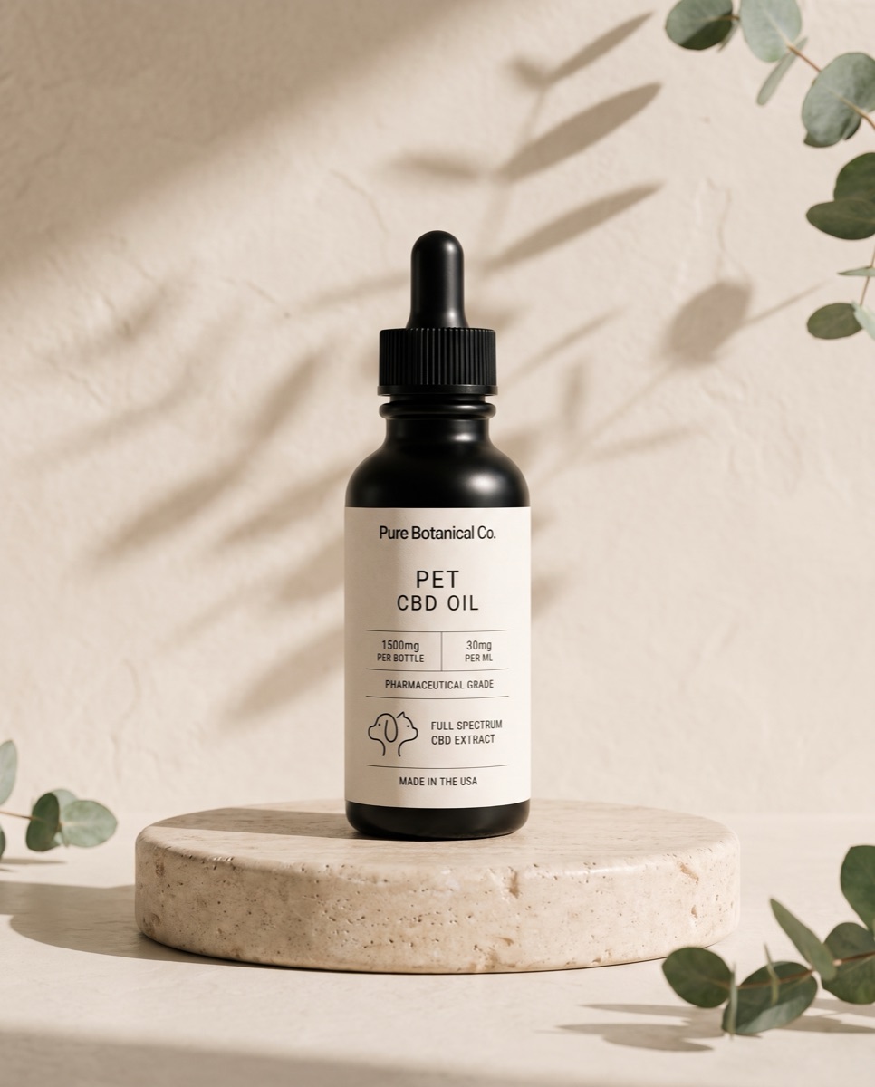 Pet CBD Oil bottle